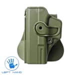 IMI-Defense-Level-2-Glock-19-Left-Hand-Holster-IMI-Z1020LH-Green