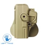 IMI-Defense-Level-2-Glock-19-Left-Hand-Holster-IMI-Z1020LH-Tan