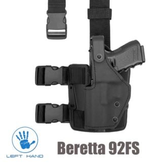 front-line-Tactical-thigh-rig-police-holster-level-3-beretta-92fs-left-hand