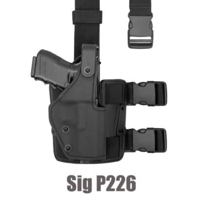 front-line-Tactical-thigh-rig-police-holster-level-3-sig-p226