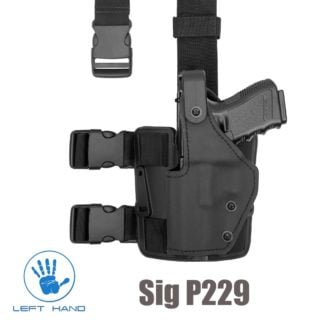 front-line-Tactical-thigh-rig-police-holster-level-3-sig-p229-left-hand