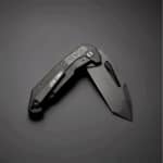 LOTAR-COMBAT-Black-Super-Steel-Blade-3.5-Folding-Blade-Combat-Knife-(AKRAV)-1-