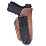 front-line-Glock-19-holster-iwb-brown-leather