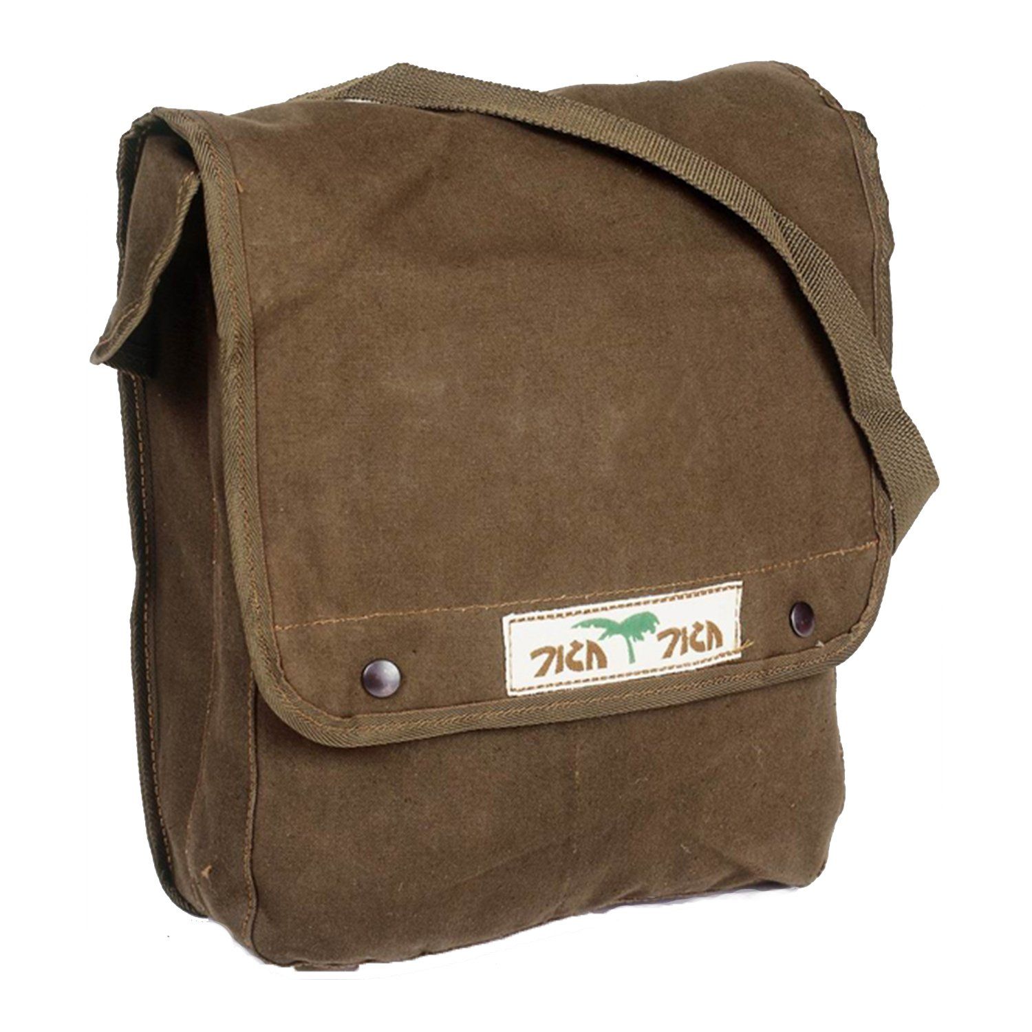 Vintage Messenger Bag, Unisex Military Haversack, Green Heavy Duty Canvas  Shoulder Bag 