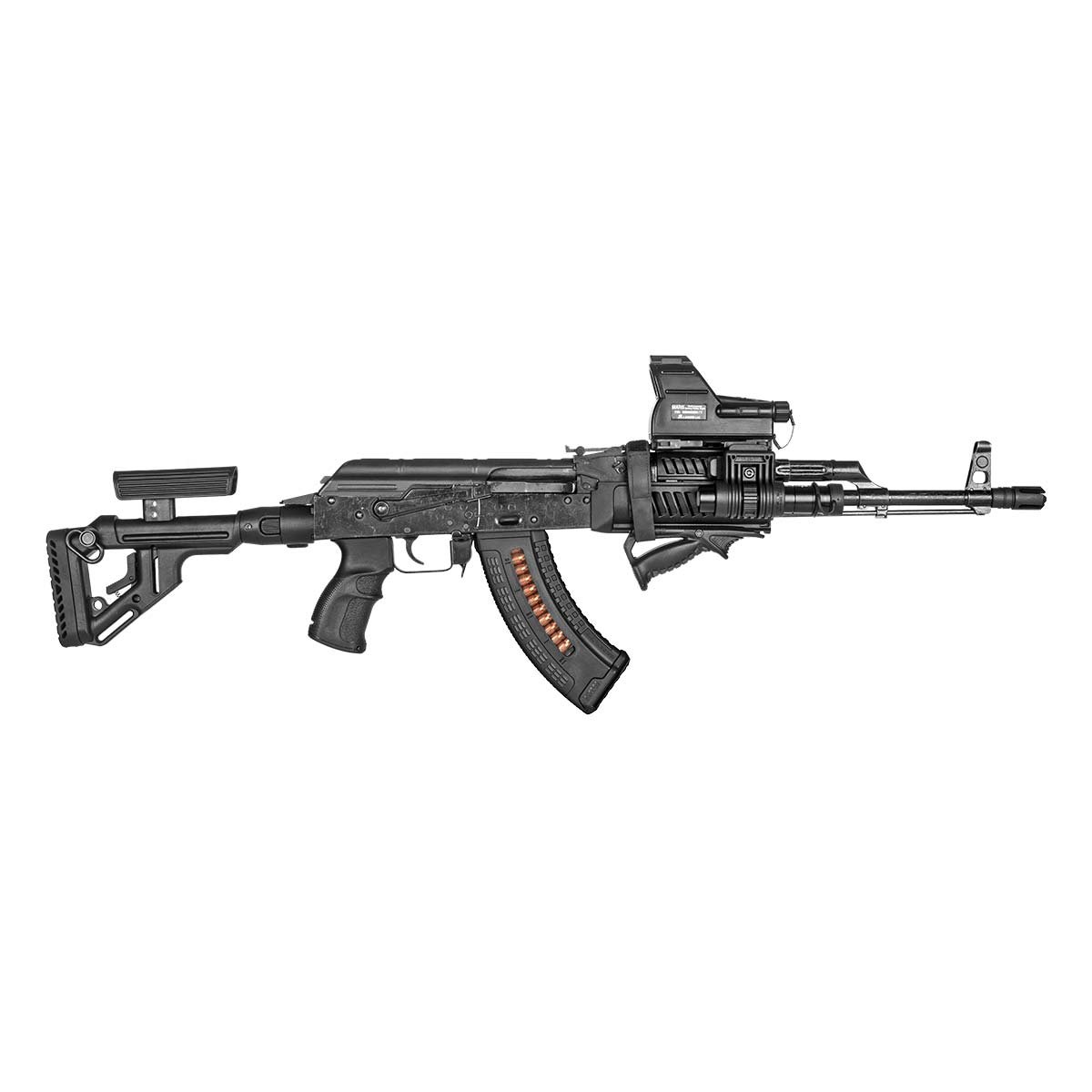 【実物】FAB AK 47 / 74 UAS-AKP Tactical Folding stock フォールディング ストック チークピース 付き / 検索 LCT GHK ロシア E&L RS