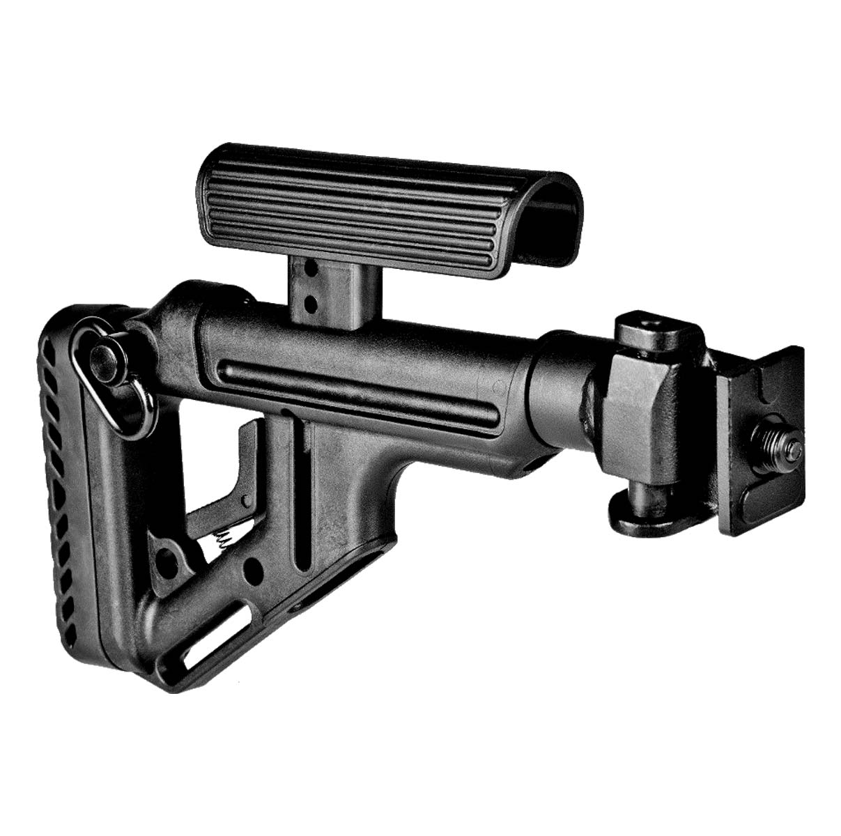 FAB Defense VZ58 Tactical Folding Stock w/ Cheek Rest (Steel Joint)