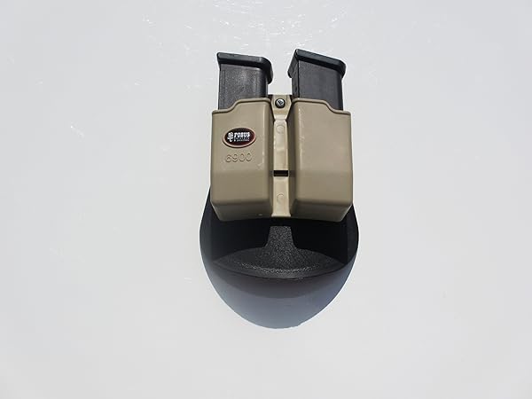 Fobus-Tactical-6909K-RT-Standard-Right-Hand-Conceal-Carry-Polymer-Roto-Belt-Magazine-Pouch-For-9mm-Dmag-Desert-Khaki-B00HXK2VT8