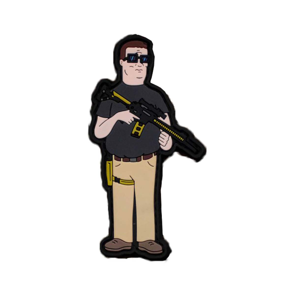 Moeguns Tactical King of The Kill Tacticool Hank PVC Morale Patch