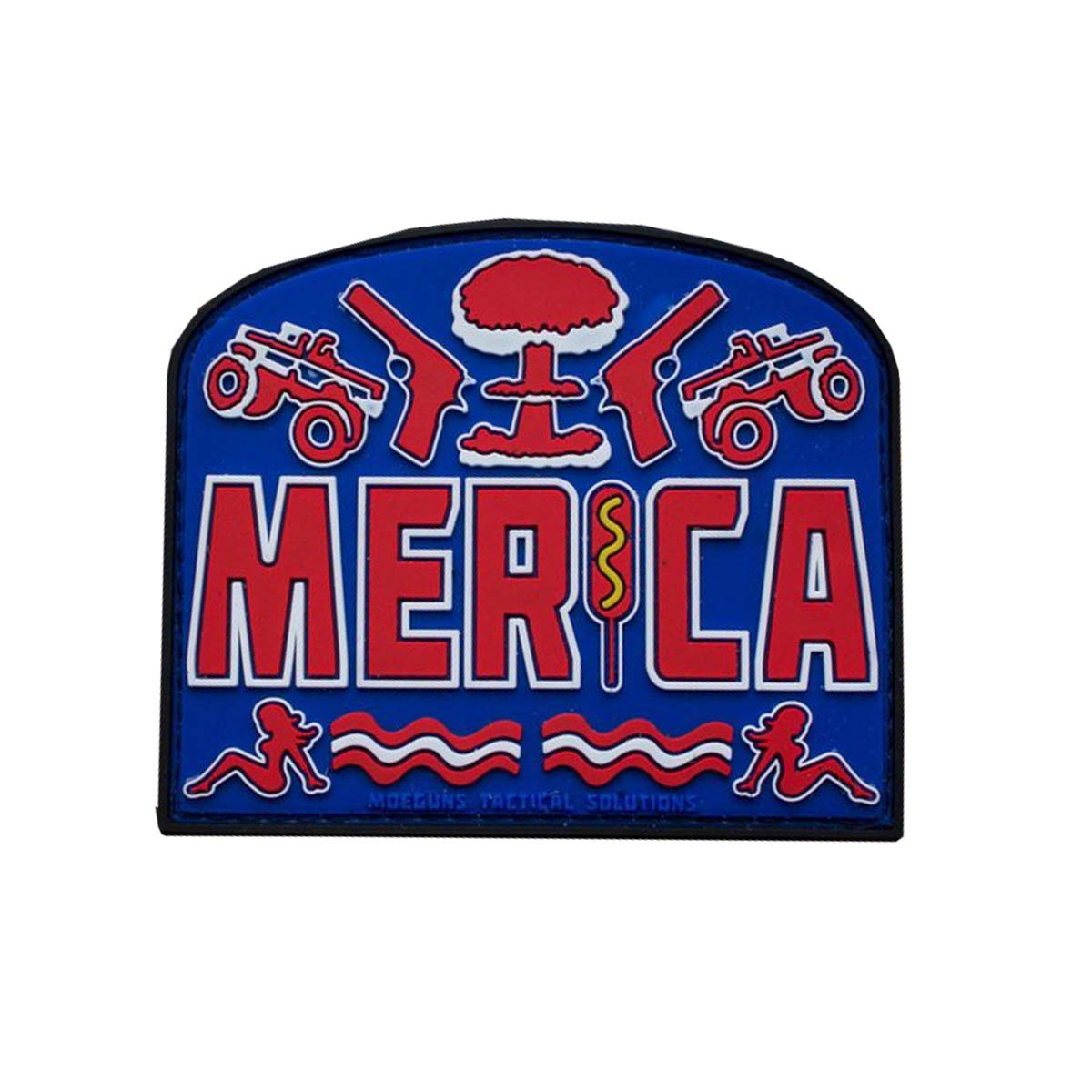 Moeguns Tactical Merica PVC Morale Patch