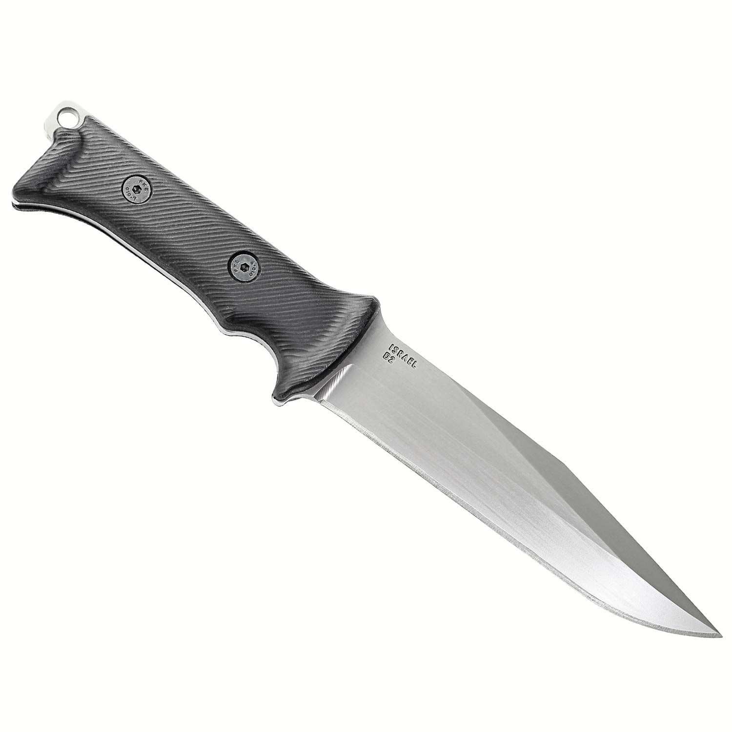 DUSTAR Dimona Fixed Blade Flat Gray D2 Steel 6.5″ Combat Knife
