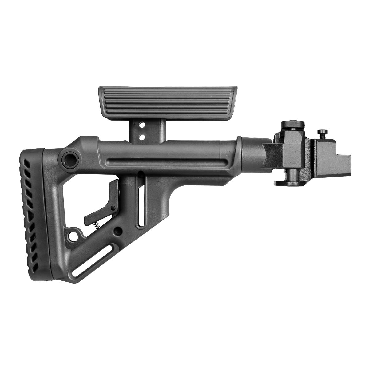 FAB Defense AK-47 Tactical Folding Stock w/ Cheek Rest (Steel Joint)