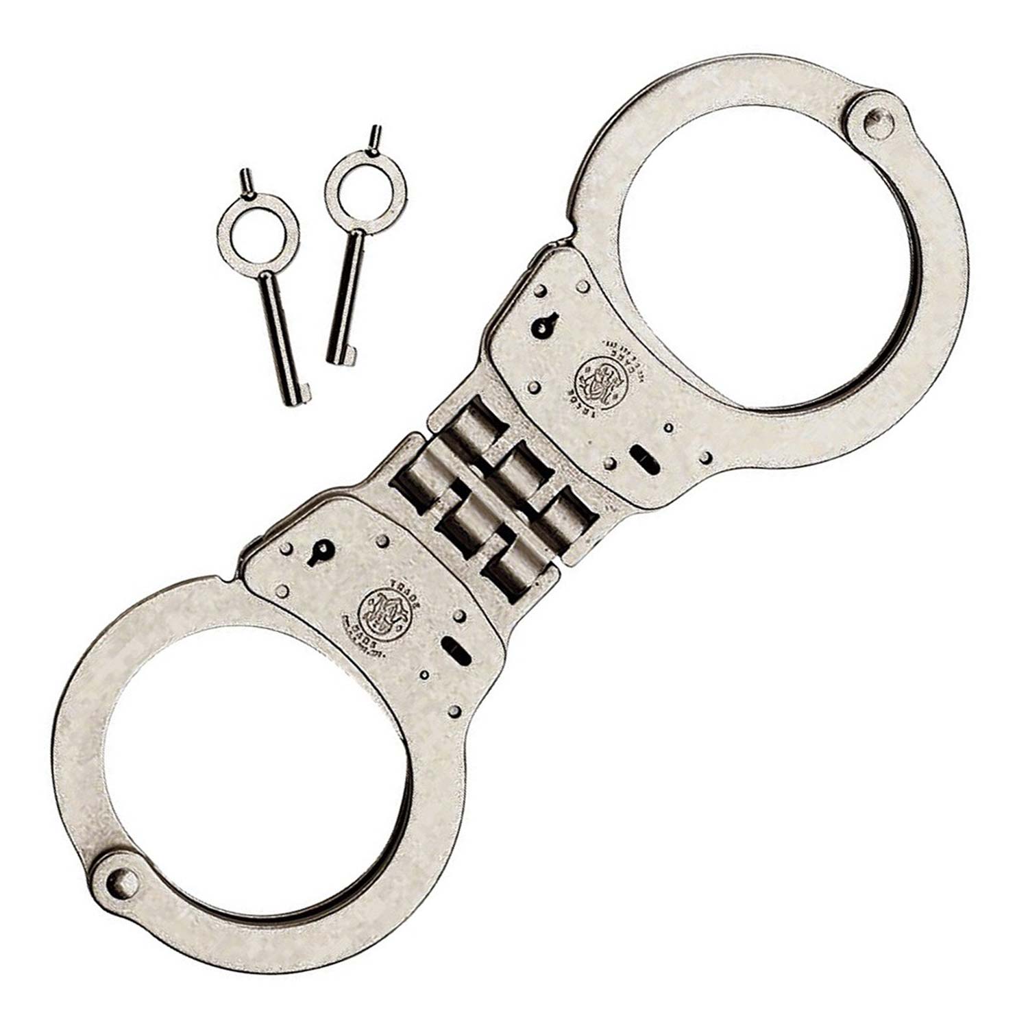 Smith & Wesson Nickel Hinged Handcuffs Model 300