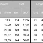 ZAHAL shirt size chart