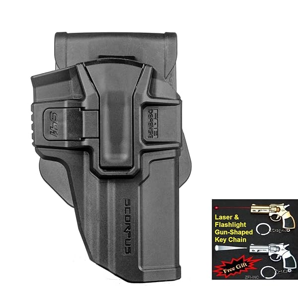 FAB-Defense-941S-SCORPUS-Jericho-models-Level-1-PaddleBelt-In-Black-Tan-Green-Color-Right-Hand-Laser-Flashlight-B00UDC8KAM