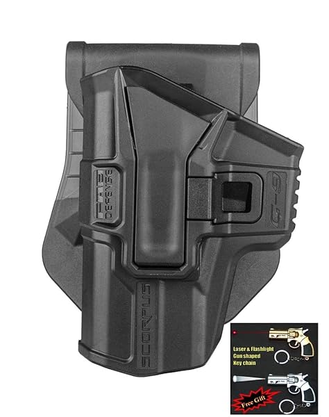 FAB-Defense-G-9-LH-SCORPUS-Pistol-Holster-Glock-1718192223253132-9mm-Level-1-PaddleBelt-In-Black-Tan-Green-B00TNKR15A