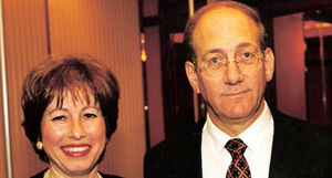 Irit with Mayor of Jerusalem and later Prime Minister Ehud Olmert.