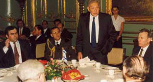 State dinner with President Weizman in Berlin, Germany