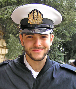 Yoav Dotan while serving in the Submarines